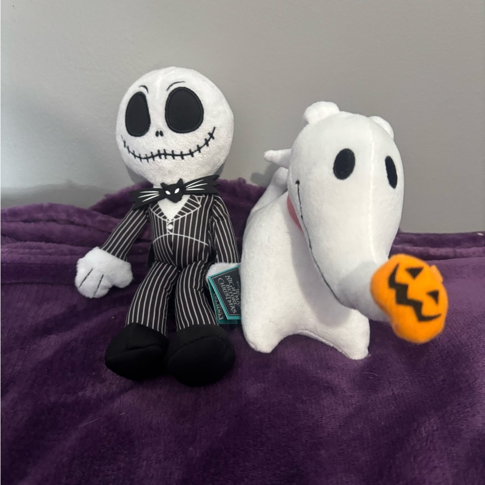 Jack Skellington and Zero mini Toy Duo
